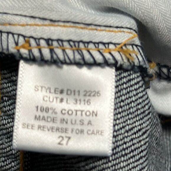 Car Mar Woman’s Dark Wash Jeans Size 4 - Picture 7 of 7